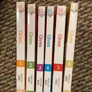 Given Manga Volumes 1-6.